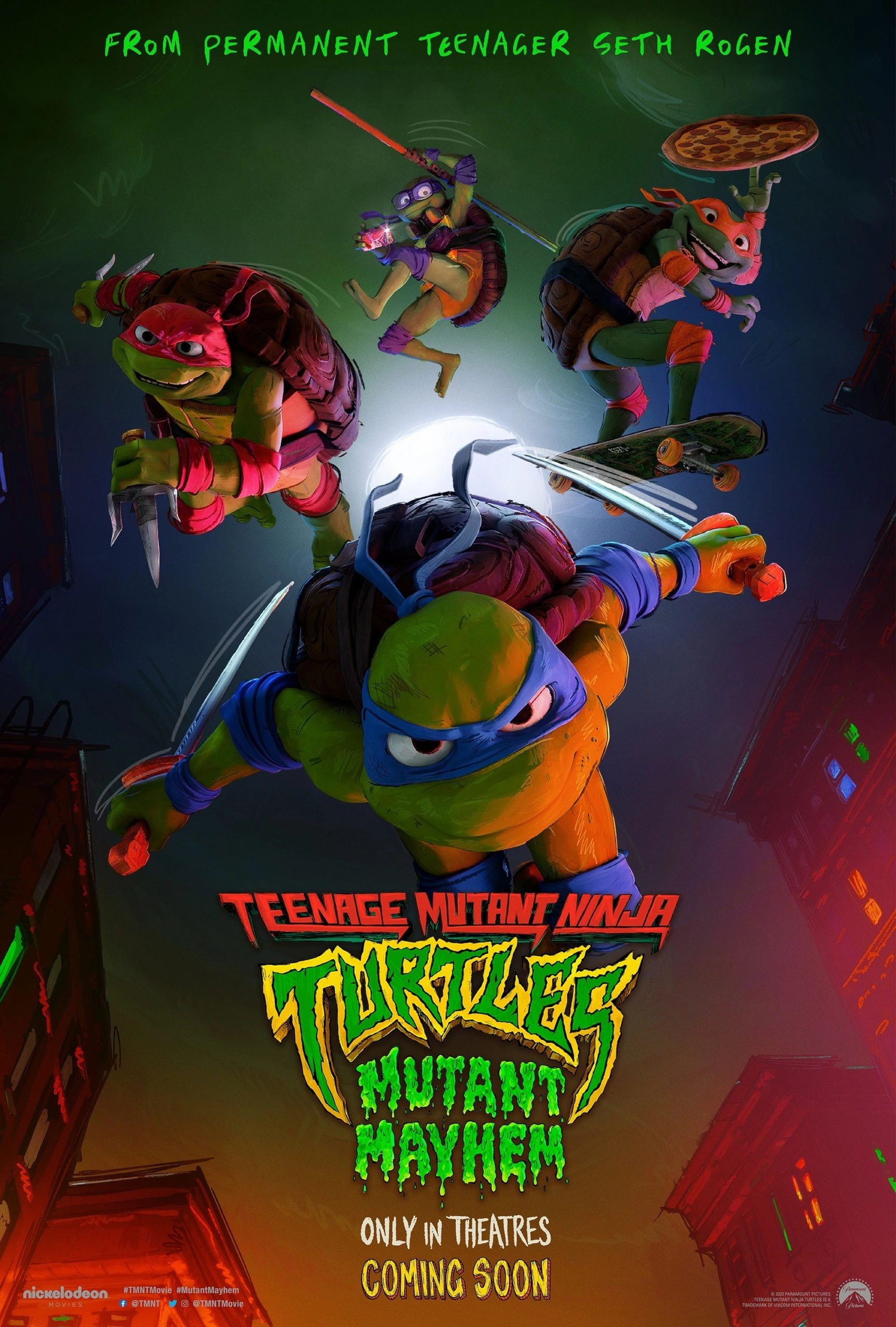 Animated holiday movie poster in the movies and series preview