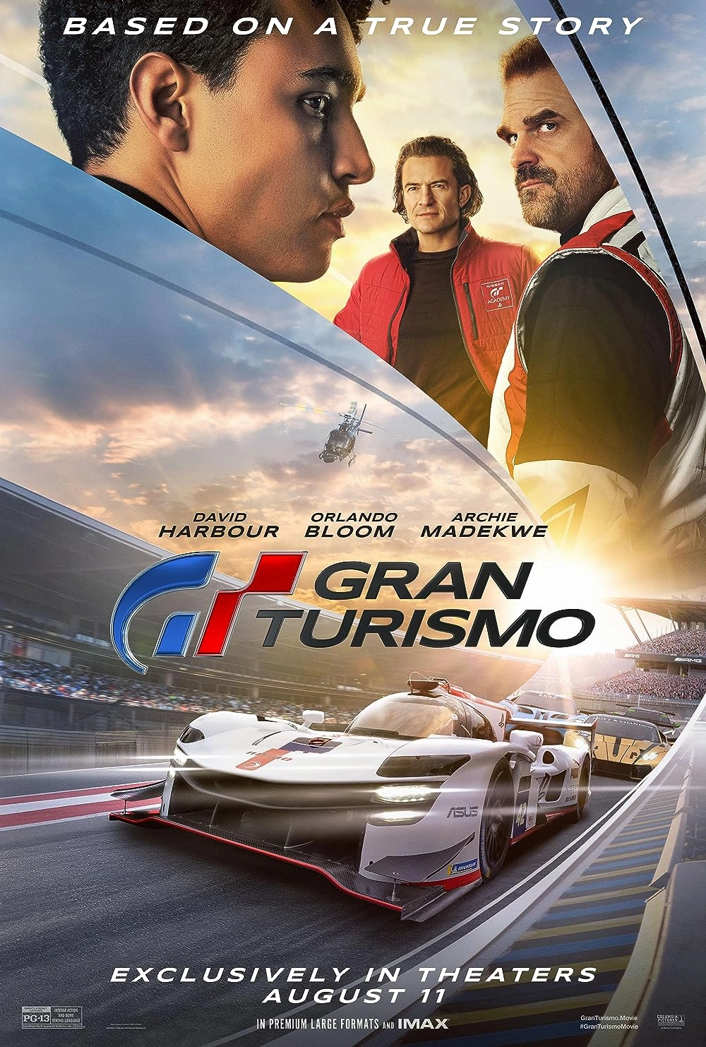 Motor racing movie poster in the movies and series preview